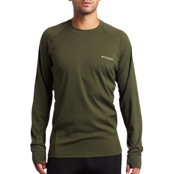 Columbia Men's Big Carve Wicking Thermal Long Sleeve Green Pullover Size XXL - Picture 11 of 11